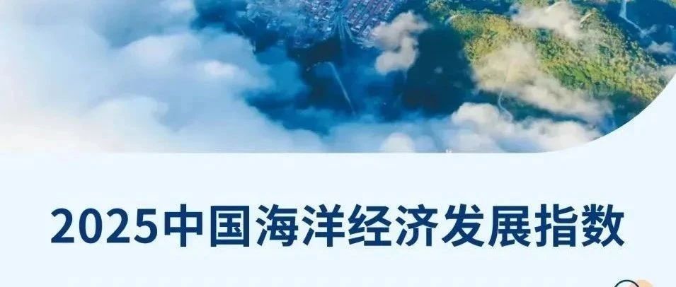 《2025中国海洋经济发展指数》发布