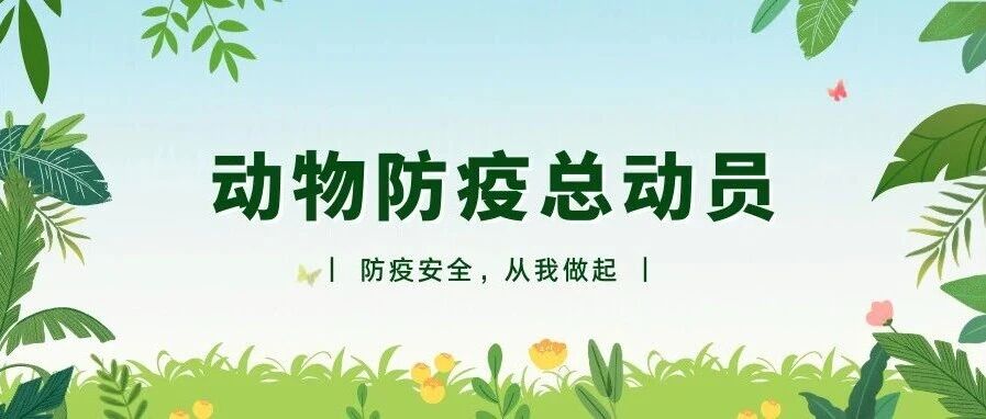 一图漫说“动物防疫总动员”