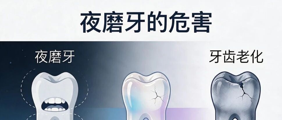夜磨牙正在悄悄加速牙齿老化
